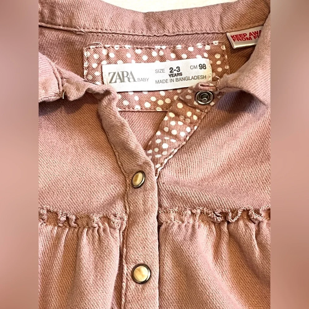 GAP Zara Boden Toddler Girls LOT of Dresses Floral Pink Yellow Coral 2T 2-3 YO - Picture 9 of 16